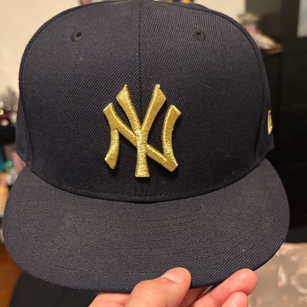 New Era Navy and Gold Cap